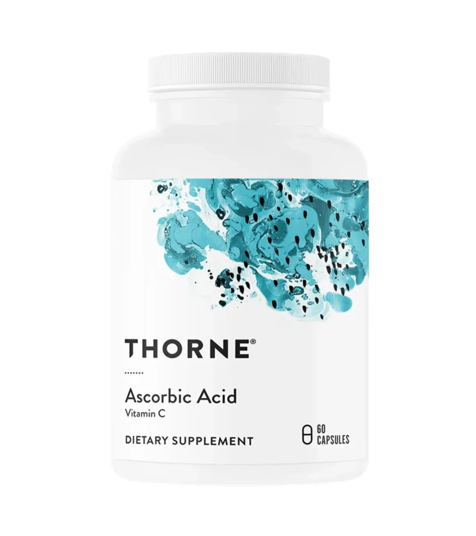 Thorne Vitamin-C Ascorbic Acid Supplement Bottle